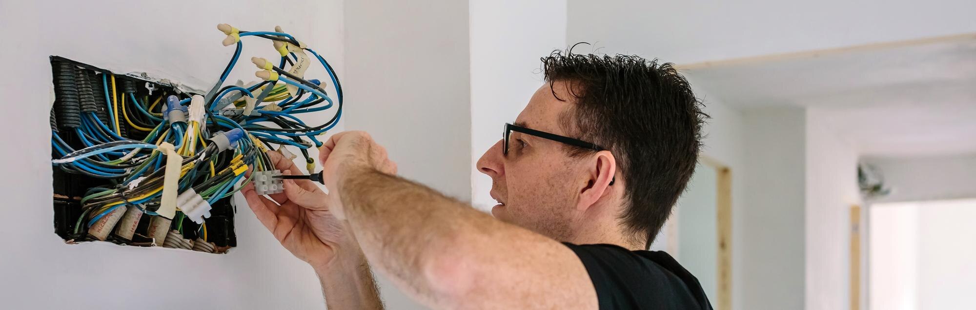 electrician working electrical installation house 156252 6566